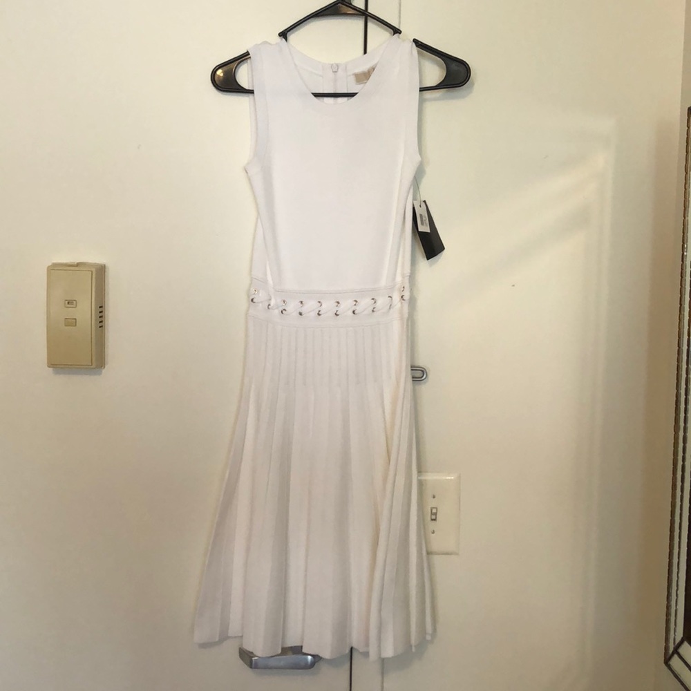 MICHAEL MICHAEL KORS WHIPSTITCHED KNITTED DRESS